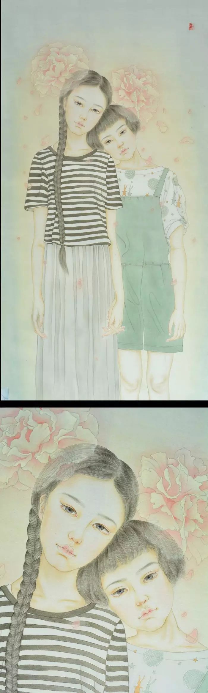 古風(fēng)詩(shī)意手繪插畫(huà)：一場(chǎng)風(fēng)花雪月任飄搖美！