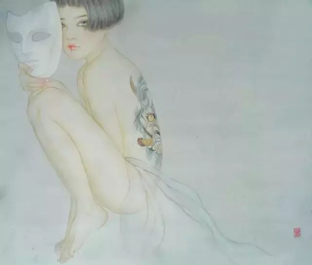 古風(fēng)詩(shī)意手繪插畫(huà)：一場(chǎng)風(fēng)花雪月任飄搖美！