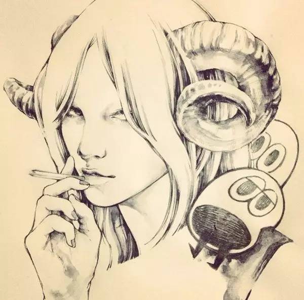 50幅人物速寫(xiě)手繪插畫(huà)：感受時(shí)尚奇妙意境