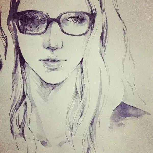 50幅人物速寫(xiě)手繪插畫(huà)：感受時(shí)尚奇妙意境