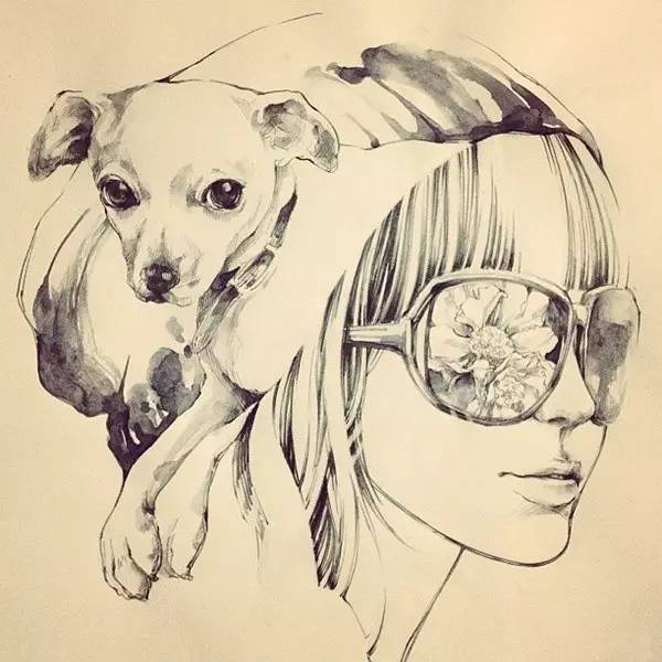 50幅人物速寫(xiě)手繪插畫(huà)：感受時(shí)尚奇妙意境