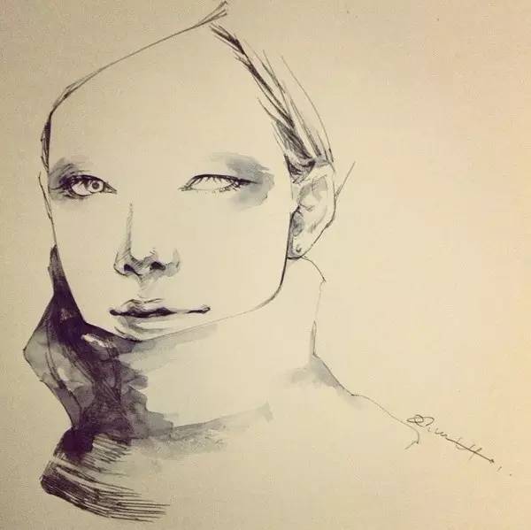 50幅人物速寫(xiě)手繪插畫(huà)：感受時(shí)尚奇妙意境