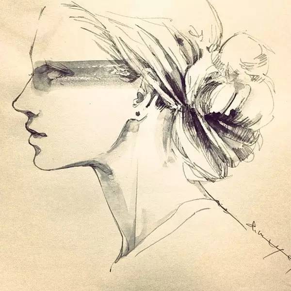 50幅人物速寫(xiě)手繪插畫(huà)：感受時(shí)尚奇妙意境