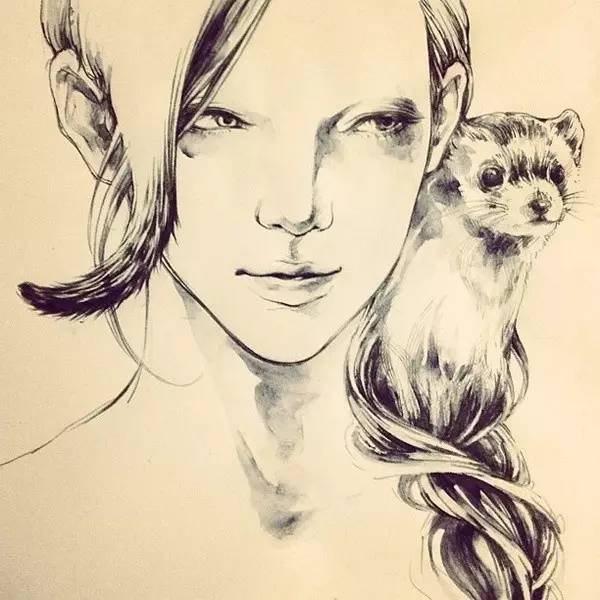 50幅人物速寫(xiě)手繪插畫(huà)：感受時(shí)尚奇妙意境