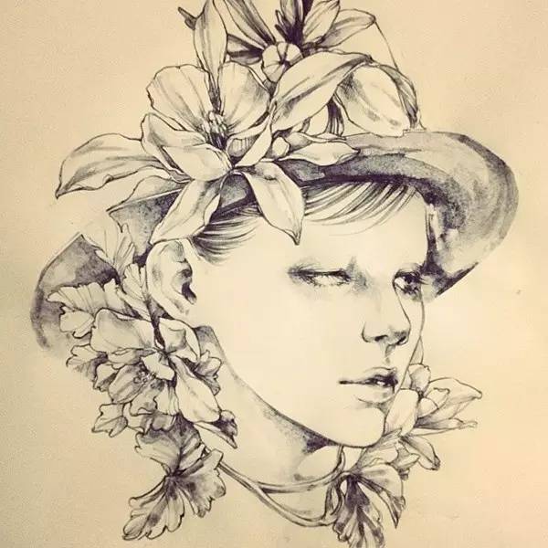 50幅人物速寫(xiě)手繪插畫(huà)：感受時(shí)尚奇妙意境