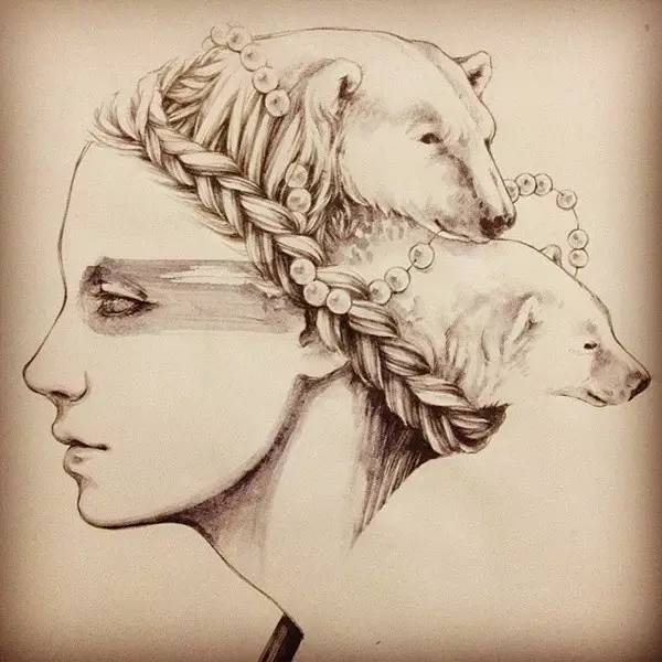 50幅人物速寫(xiě)手繪插畫(huà)：感受時(shí)尚奇妙意境