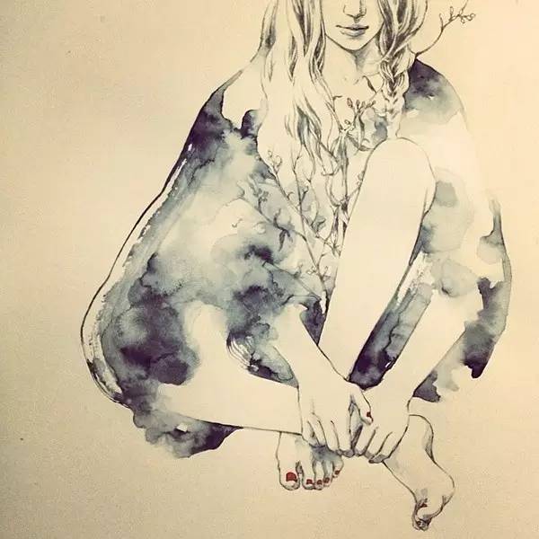 50幅人物速寫手繪插畫：感受時(shí)尚奇妙意境