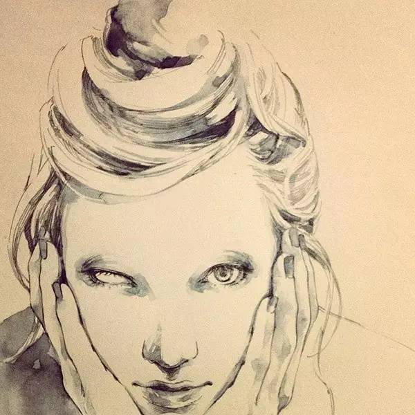 50幅人物速寫(xiě)手繪插畫(huà)：感受時(shí)尚奇妙意境