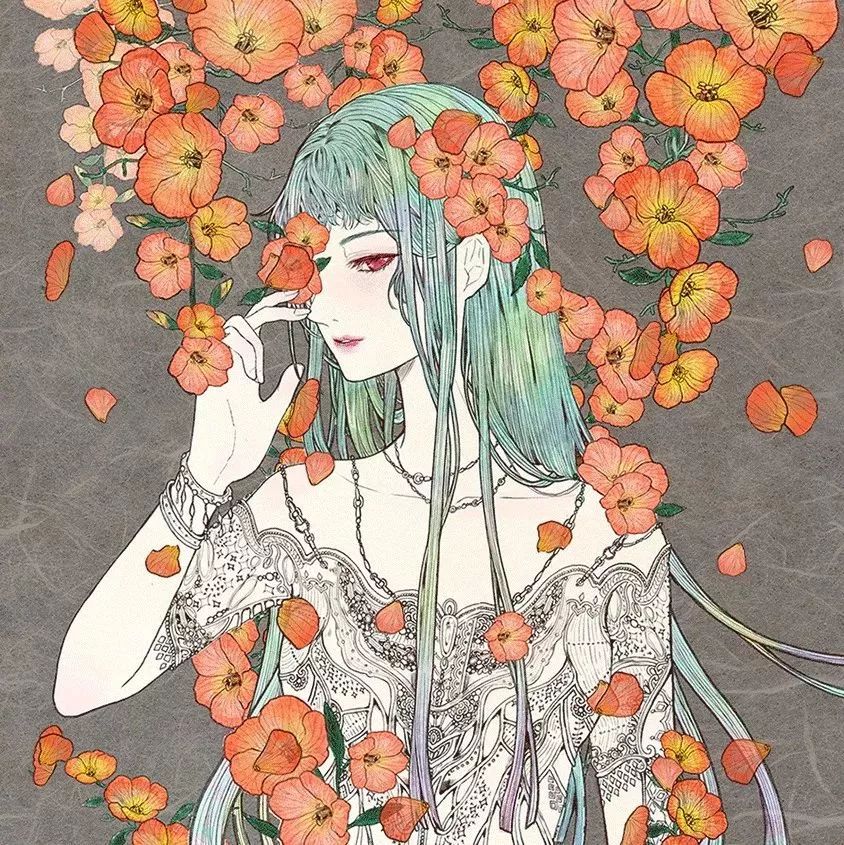 好美的水彩插畫，夢幻奇妙的插畫設(shè)計(jì)