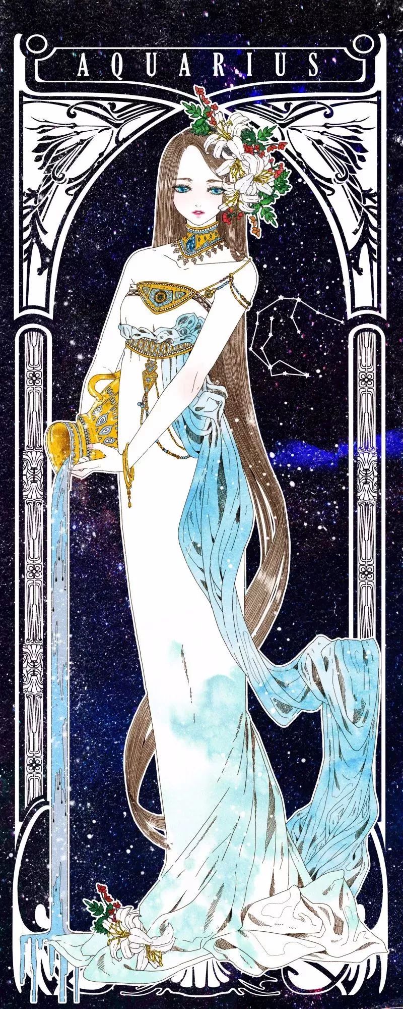 好美的水彩插畫，夢幻奇妙的插畫設計