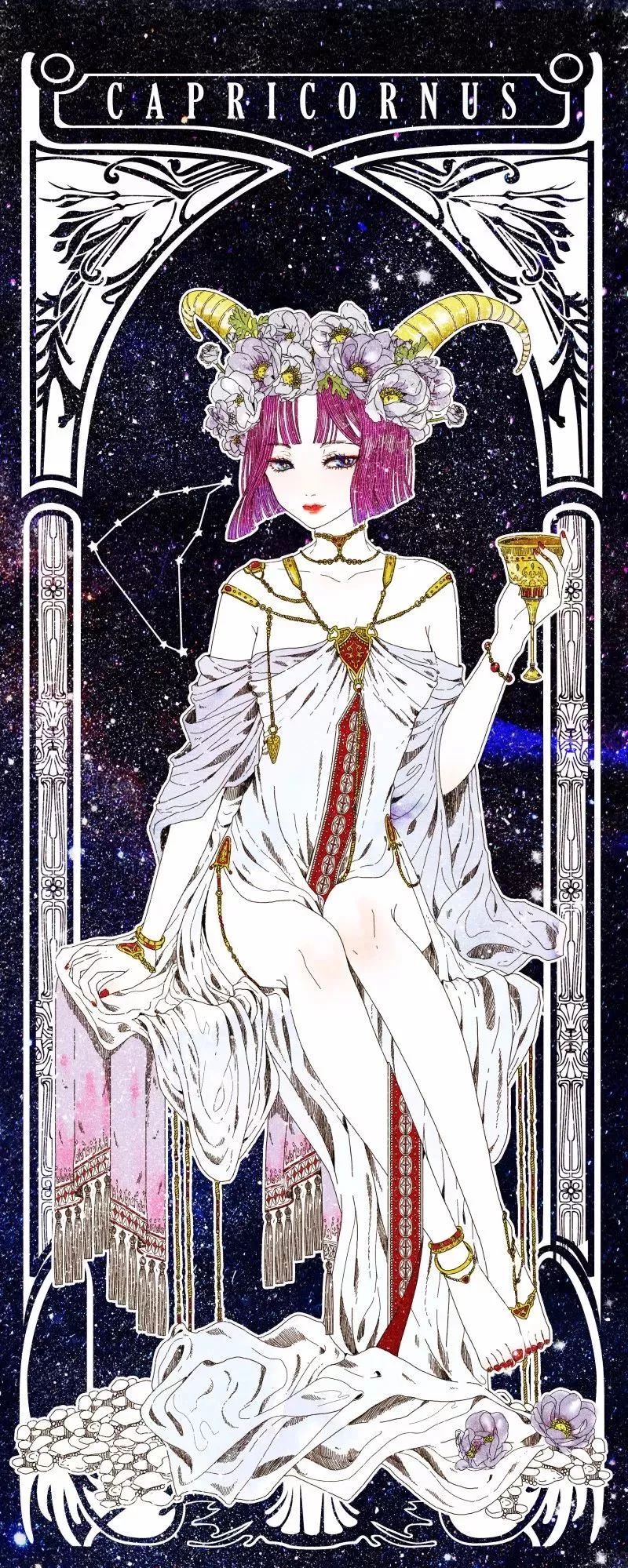 好美的水彩插畫，夢幻奇妙的插畫設計