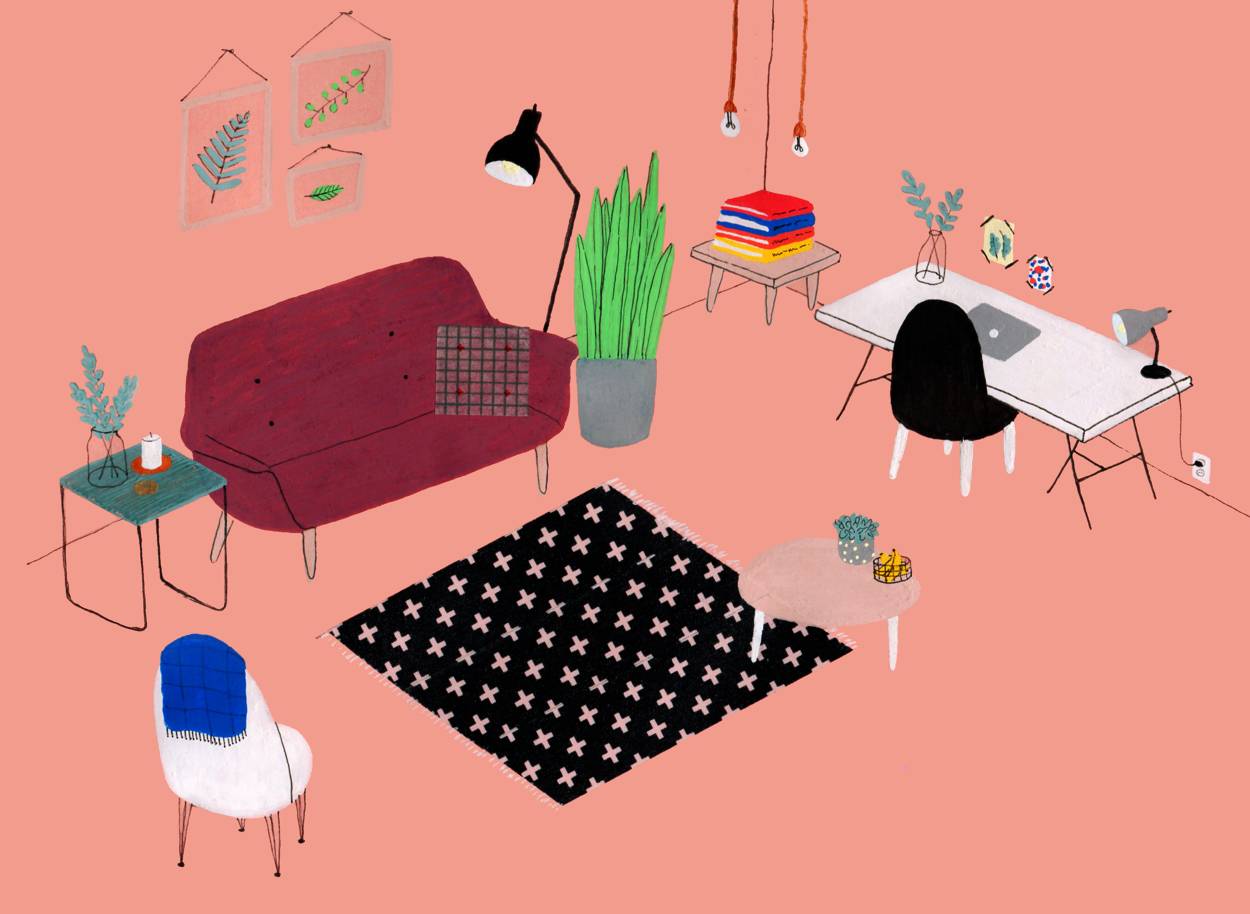 簡約小插畫，簡單小日子