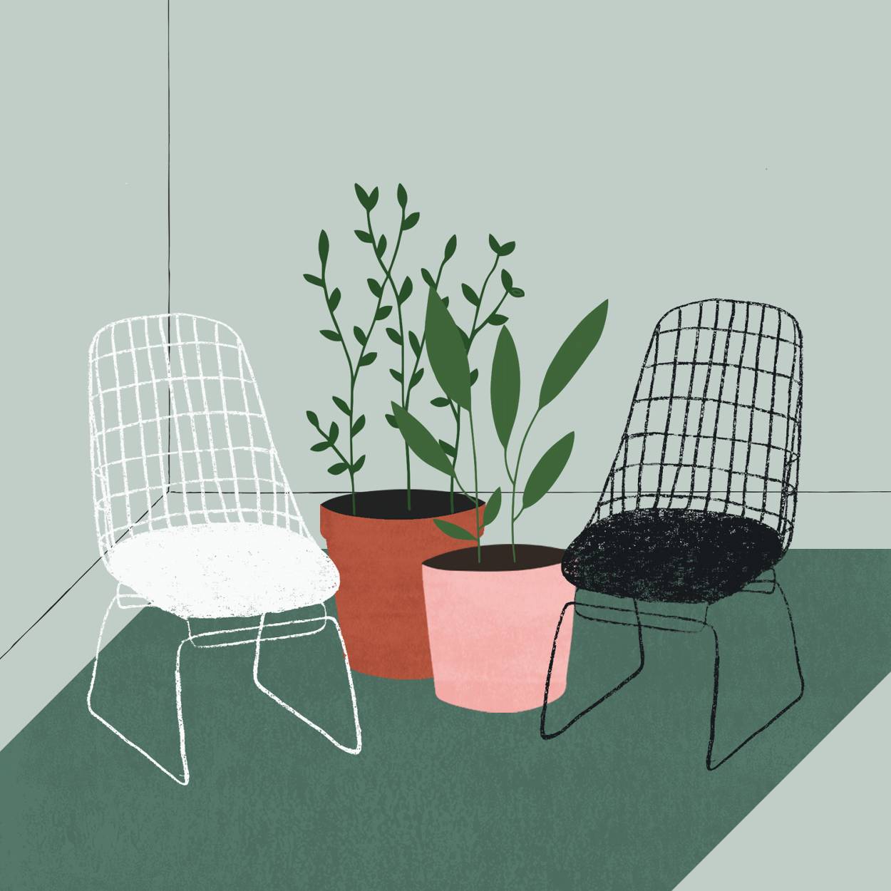 簡(jiǎn)約小插畫(huà)，簡(jiǎn)單小日子