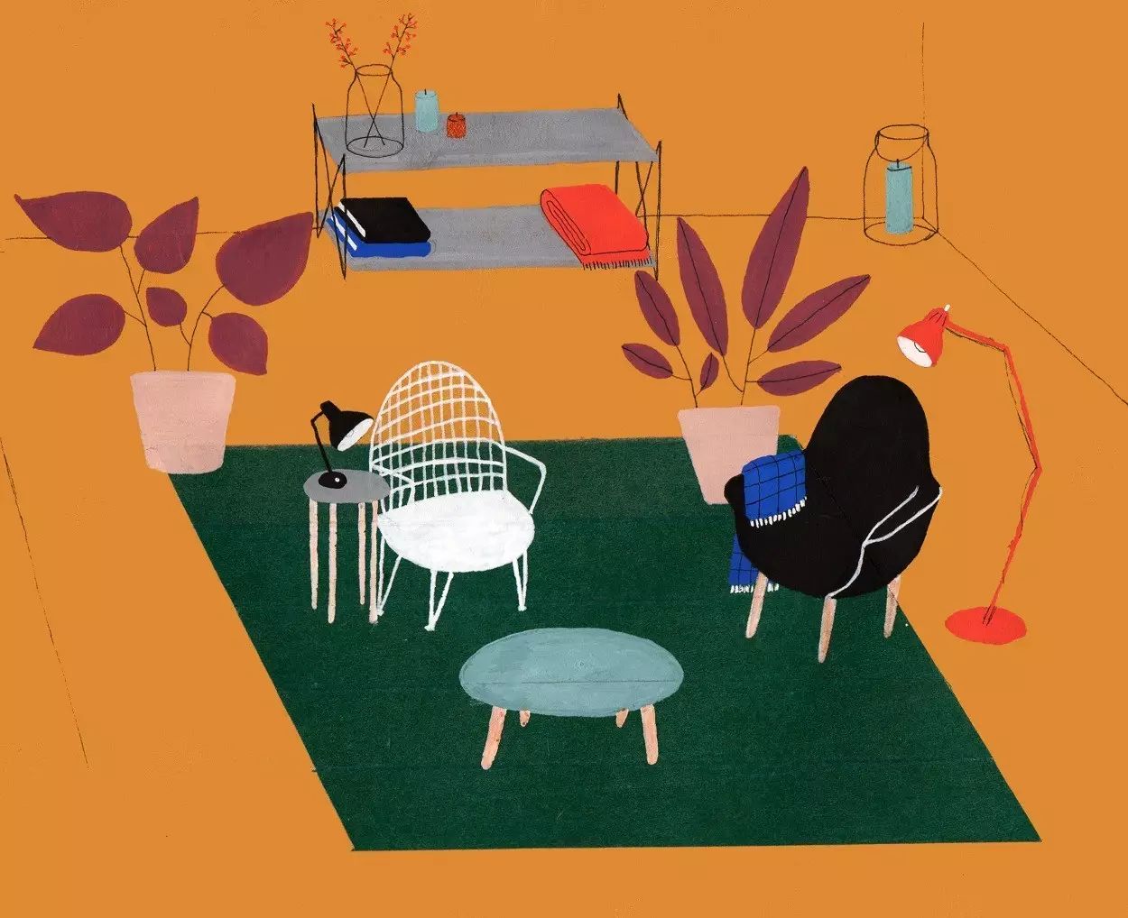 簡約小插畫，簡單小日子