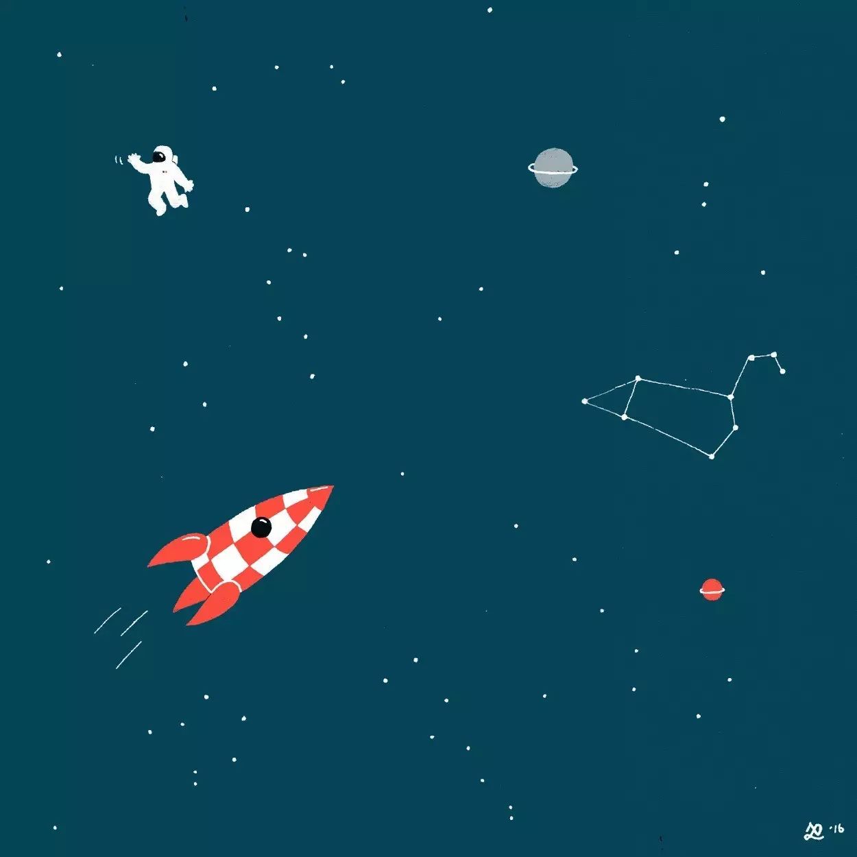 簡約小插畫，簡單小日子