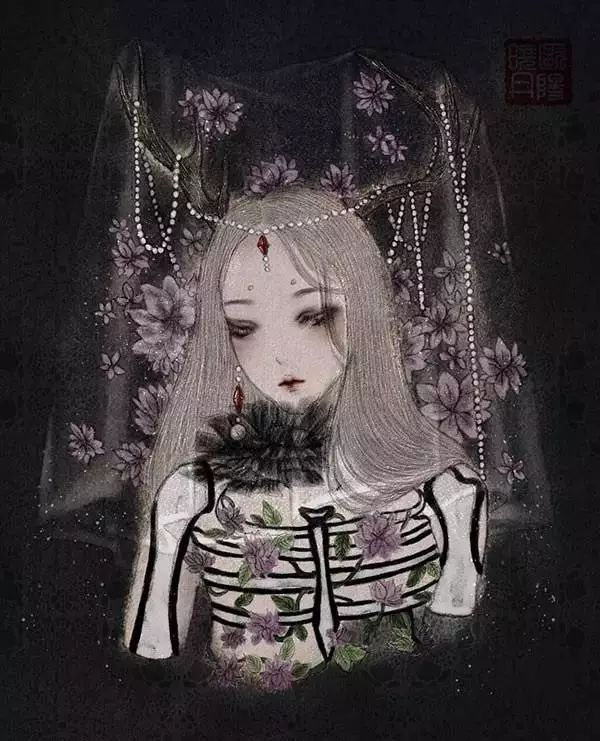 自帶仙氣的手繪插畫(huà)，古典與現(xiàn)代的巧妙結(jié)合