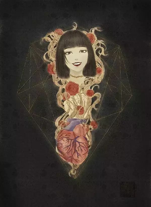 自帶仙氣的手繪插畫(huà)，古典與現(xiàn)代的巧妙結(jié)合