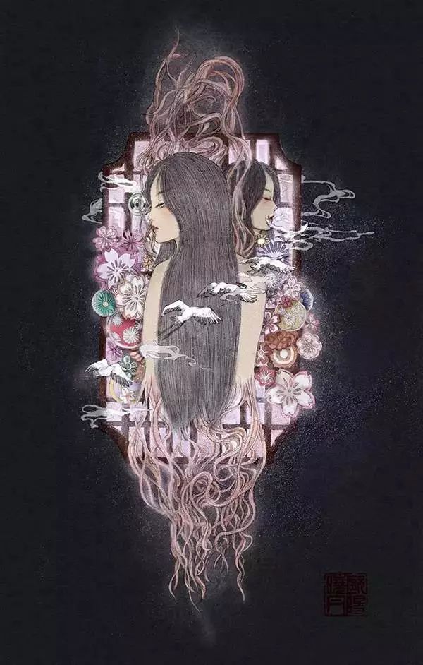 自帶仙氣的手繪插畫(huà)，古典與現(xiàn)代的巧妙結(jié)合