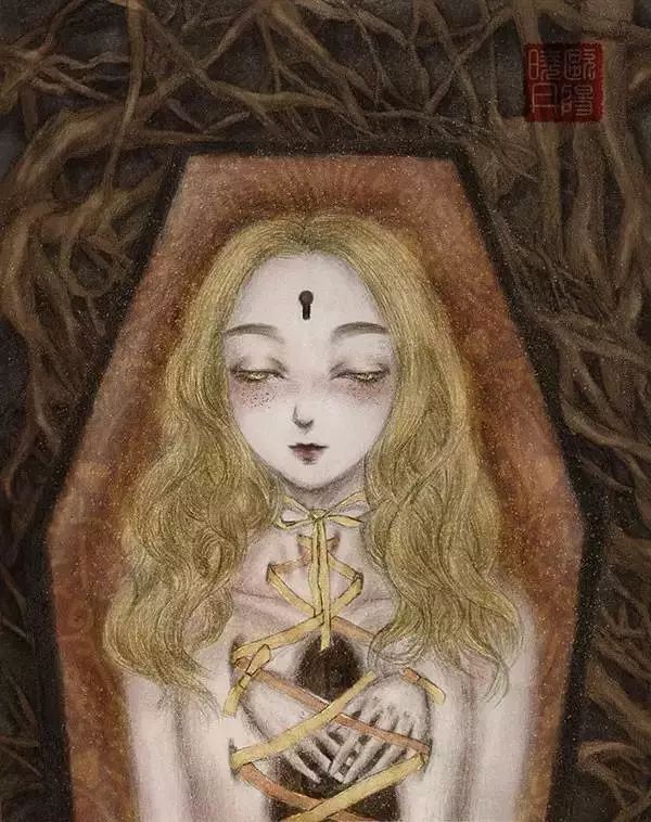 自帶仙氣的手繪插畫(huà)，古典與現(xiàn)代的巧妙結(jié)合