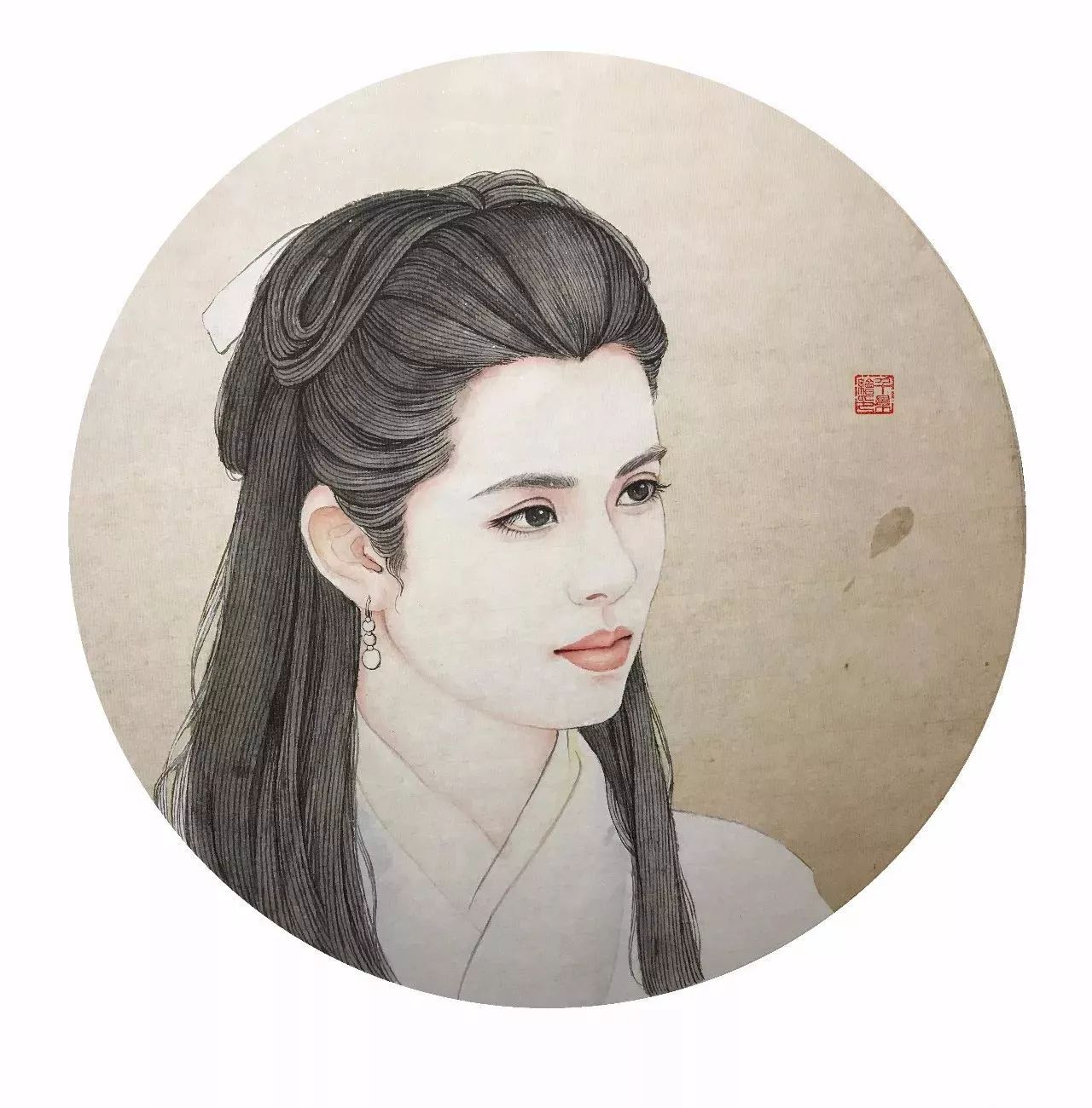 驚艷手繪插畫：古風線條畫出女子極致的美