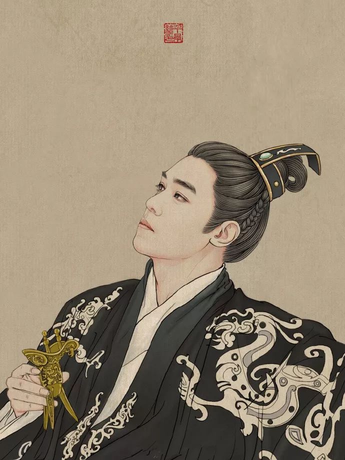 驚艷手繪插畫(huà)：古風(fēng)線條畫(huà)出女子極致的美