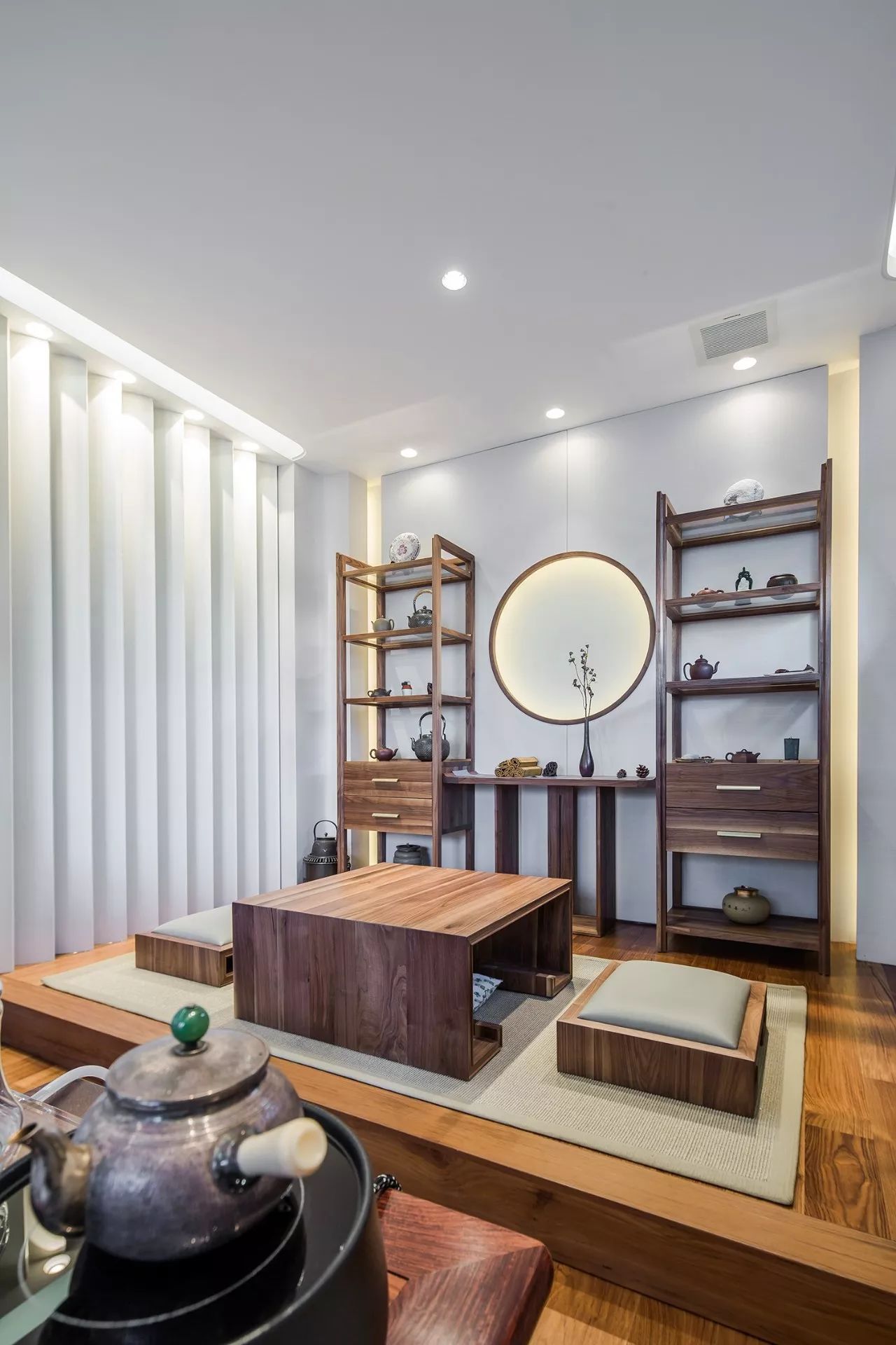 茶禪一味·兩款中式茶舍裝修設計