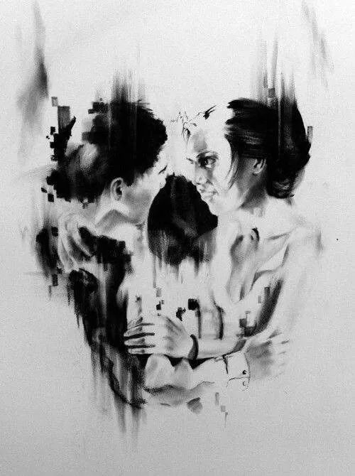 一組手繪骷髏頭插畫，猶如帶刺的玫瑰！