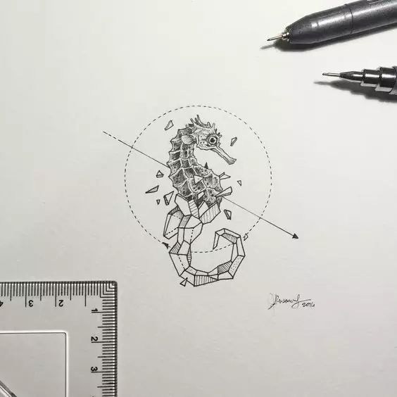 驚嘆的動物手繪插畫：學霸與藝術的完美融合