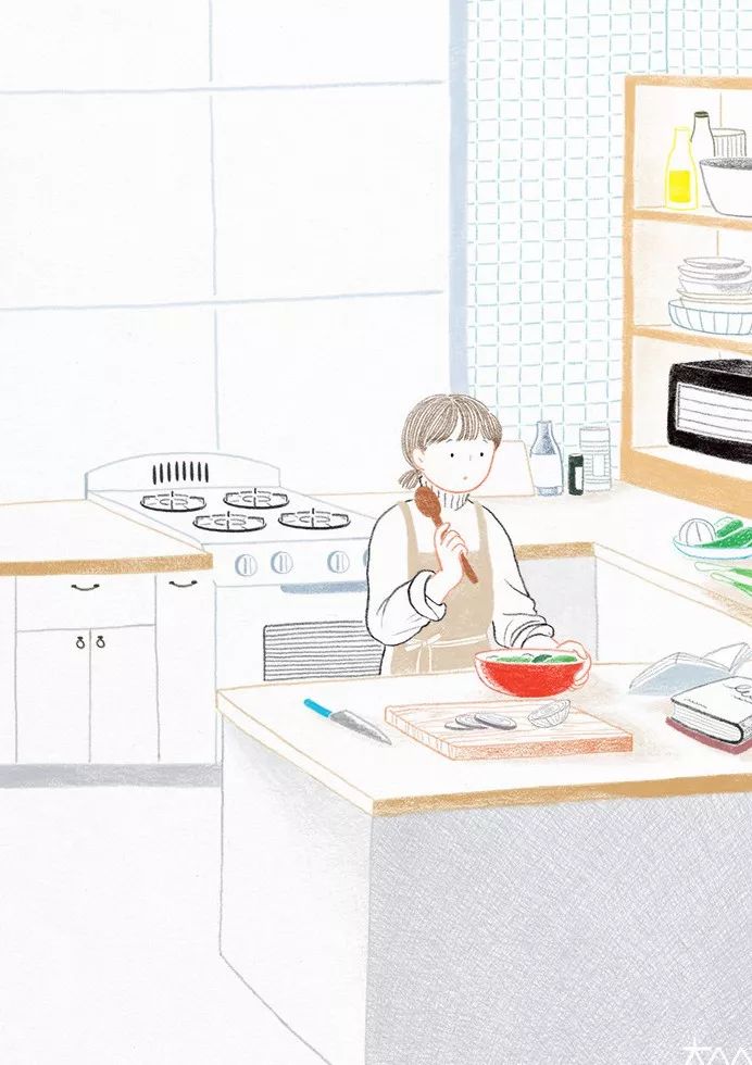 一組小清新彩鉛插畫(huà)，唯美的色彩世界!