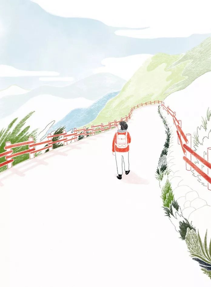 一組小清新彩鉛插畫，唯美的色彩世界!