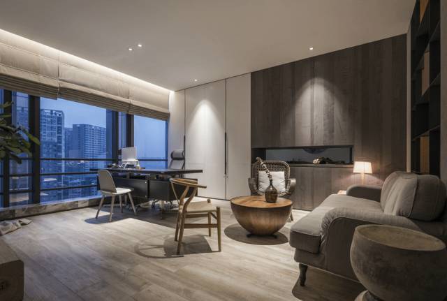 三款禪意辦公室裝修設(shè)計，中式很美！