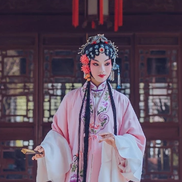 一組京劇戲曲花旦頭像，唯美古風(fēng)真人頭像