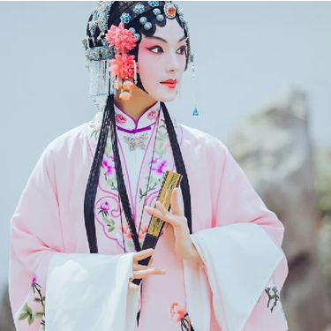 一組京劇戲曲花旦頭像，唯美古風(fēng)真人頭像