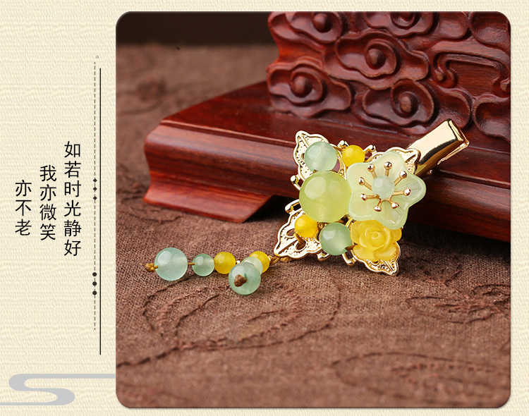 小清新復(fù)古頭飾，淑女氣質(zhì)發(fā)夾頭飾