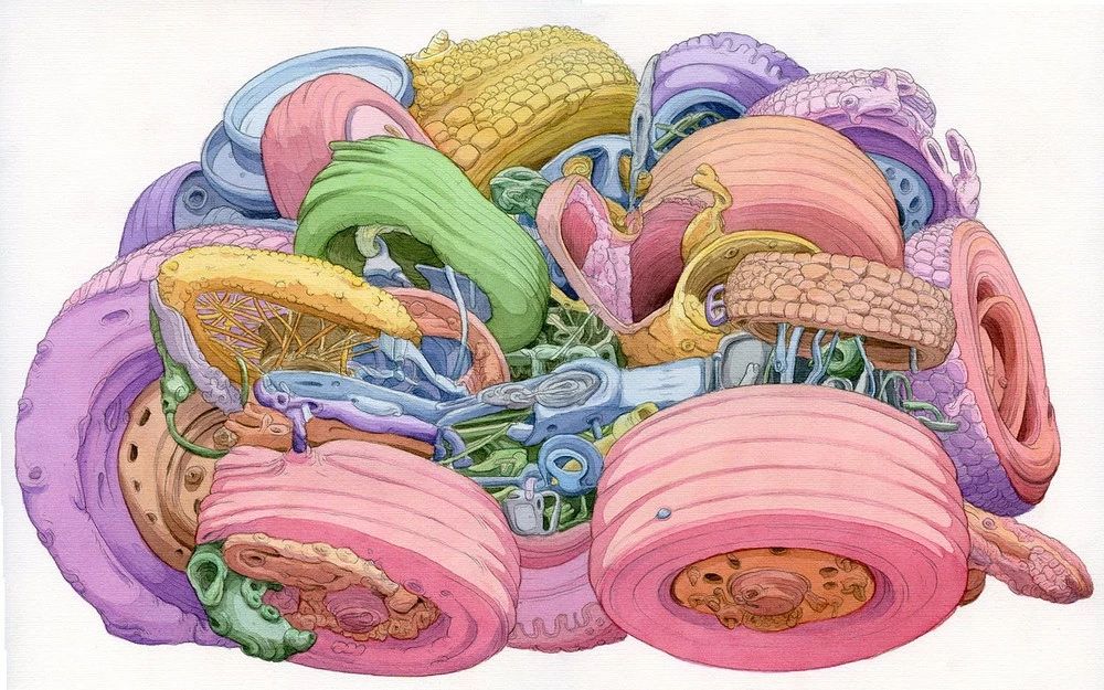 一組天馬行空插畫作品：看不一樣的視覺世界!