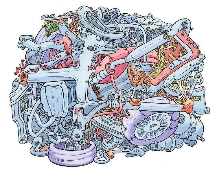 一組天馬行空插畫作品：看不一樣的視覺世界!