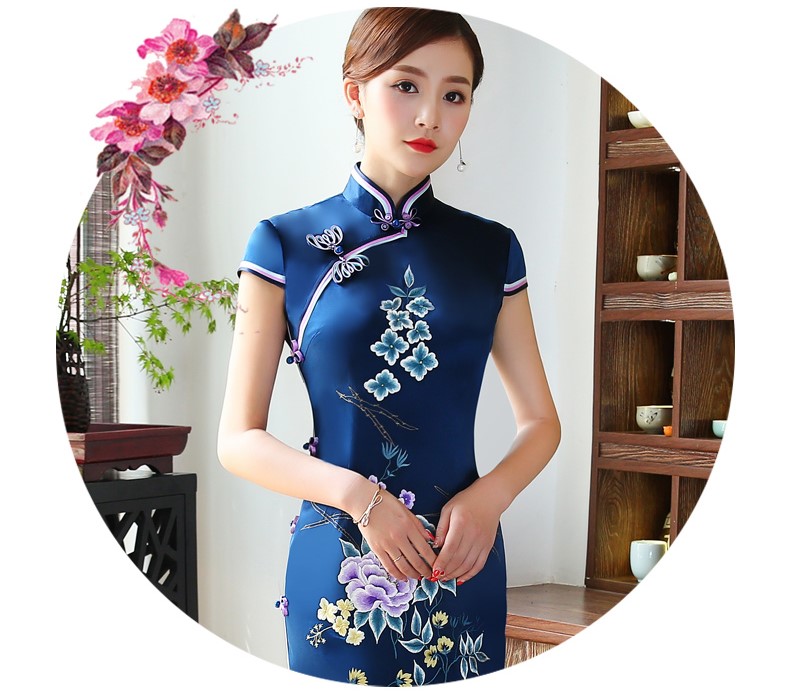 古典氣息繡花旗袍，繡出精致視覺(jué)!