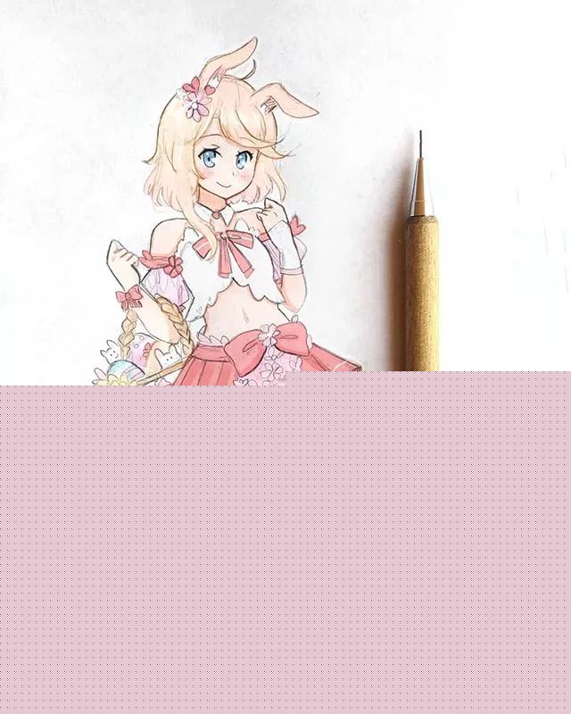 清新可愛美少女插畫，萌化你的心！