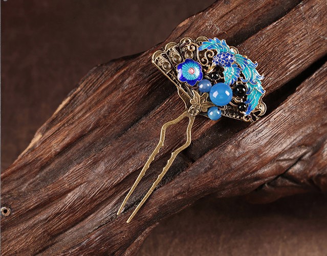 夜鸞芳幽發(fā)簪，一抹浪漫的藍(lán)!