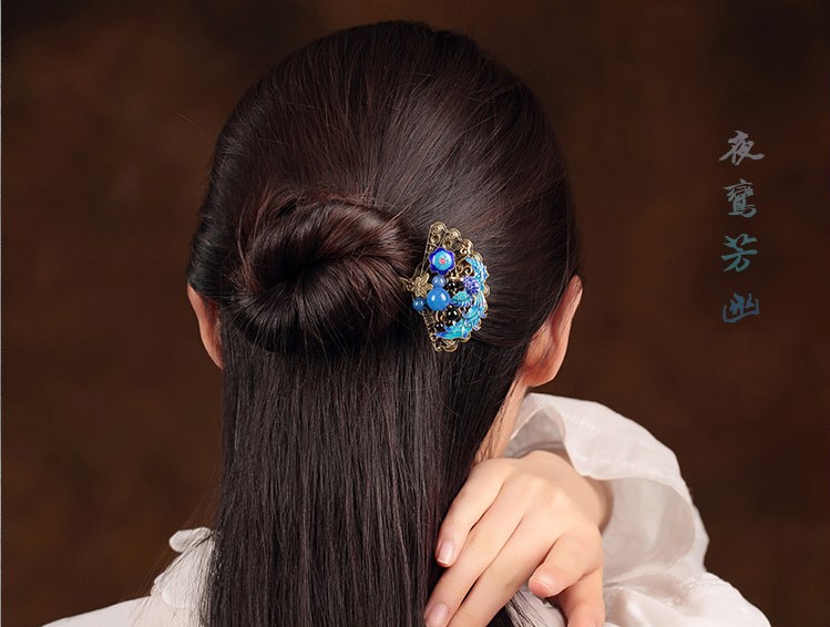 夜鸞芳幽發(fā)簪，一抹浪漫的藍(lán)!