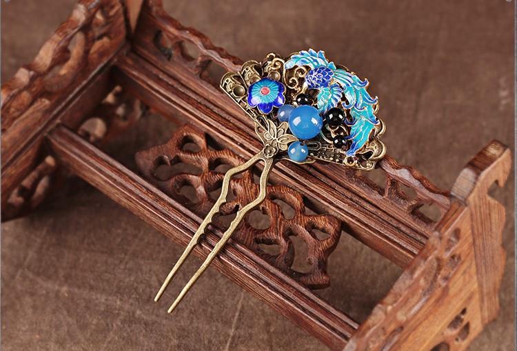 夜鸞芳幽發(fā)簪，一抹浪漫的藍(lán)!