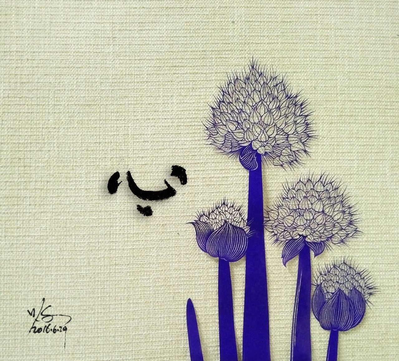 剪紙藝術作品：一次鏤空一根線條的信仰！