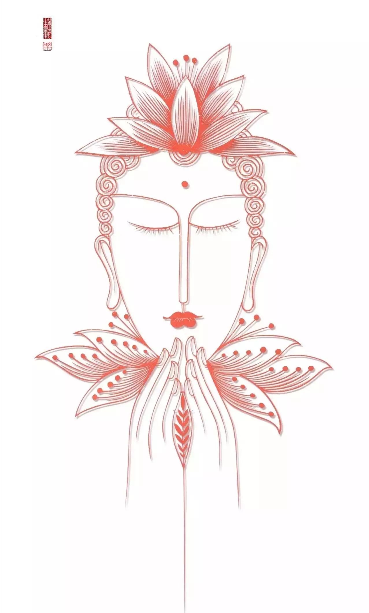 剪紙藝術作品：一次鏤空一根線條的信仰！