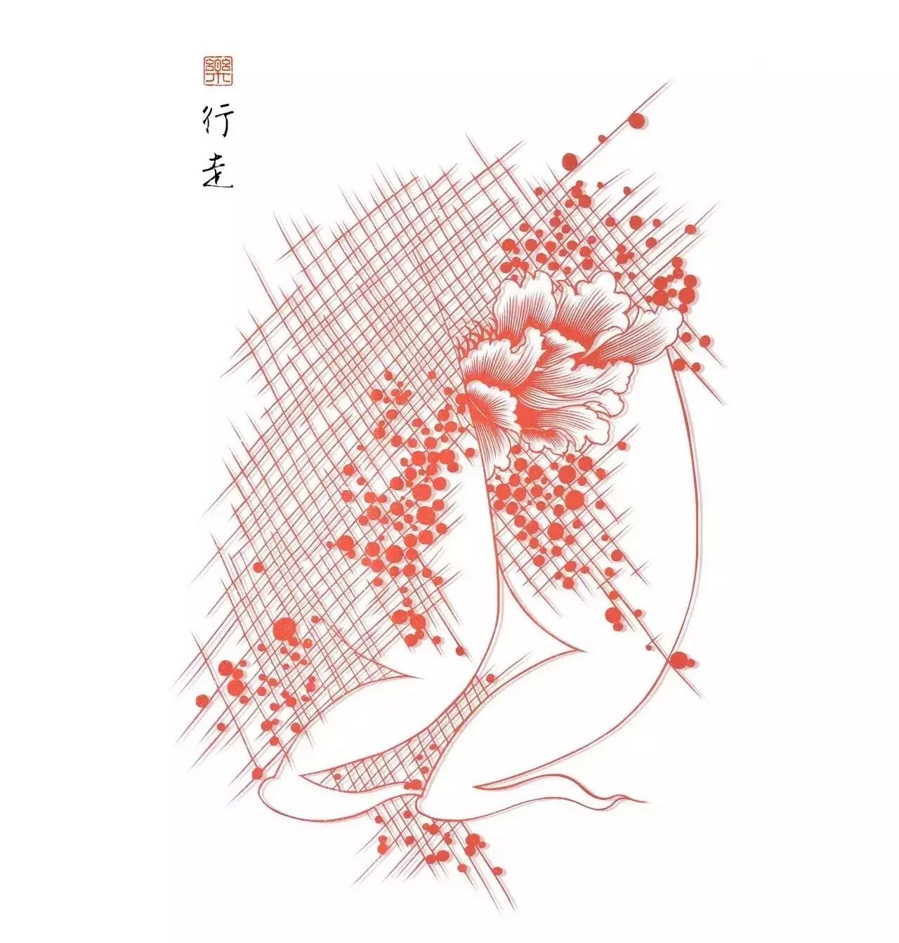 剪紙藝術作品：一次鏤空一根線條的信仰！