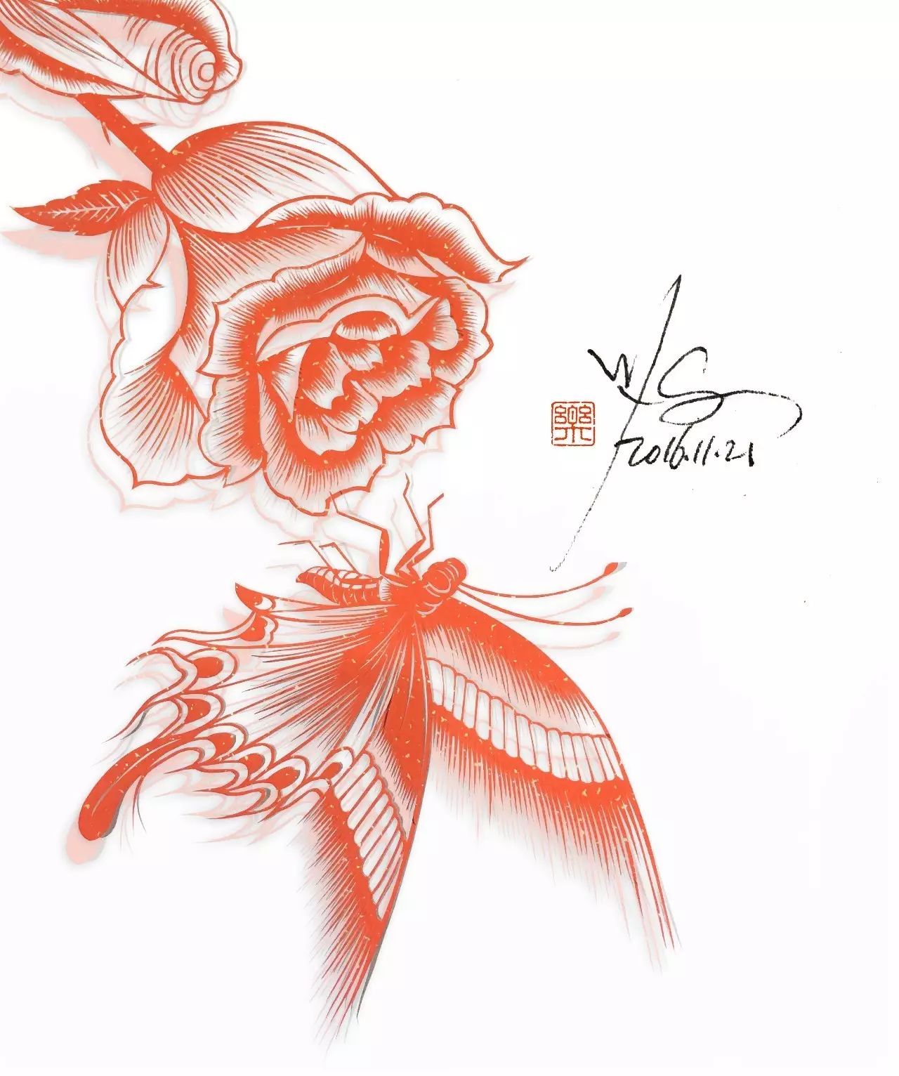 剪紙藝術(shù)作品：一次鏤空一根線條的信仰！