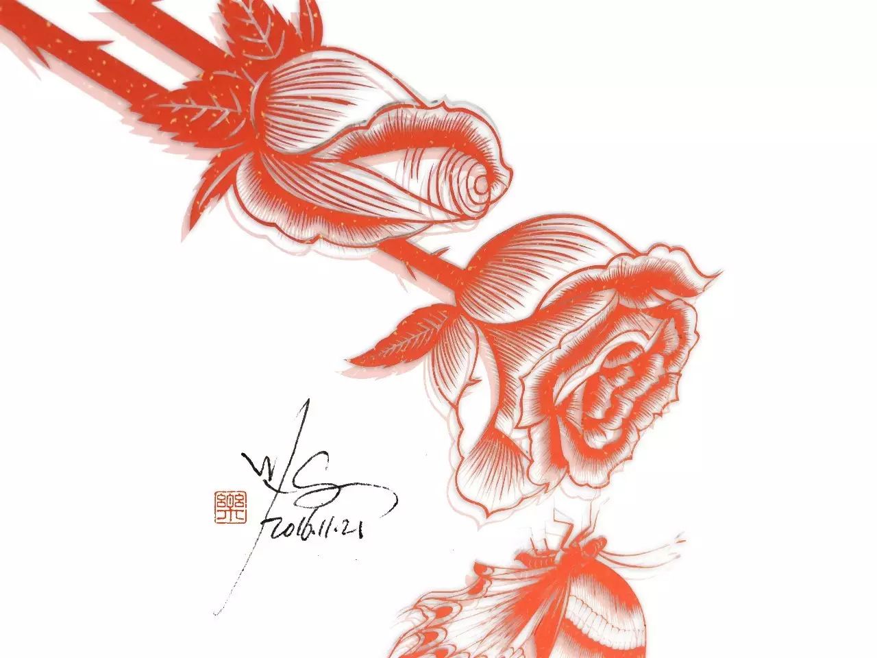 剪紙藝術(shù)作品：一次鏤空一根線條的信仰！