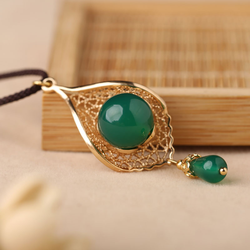 天河念珠項鏈：瑪瑙風(fēng)情的古風(fēng)首飾