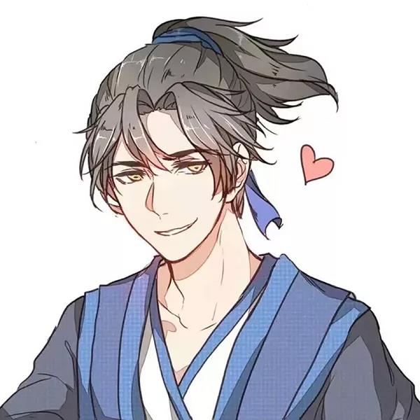 一組情侶古風頭像：超萌卡通動漫頭像