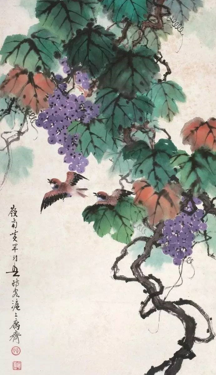 美人如葡萄，秀美如國畫！