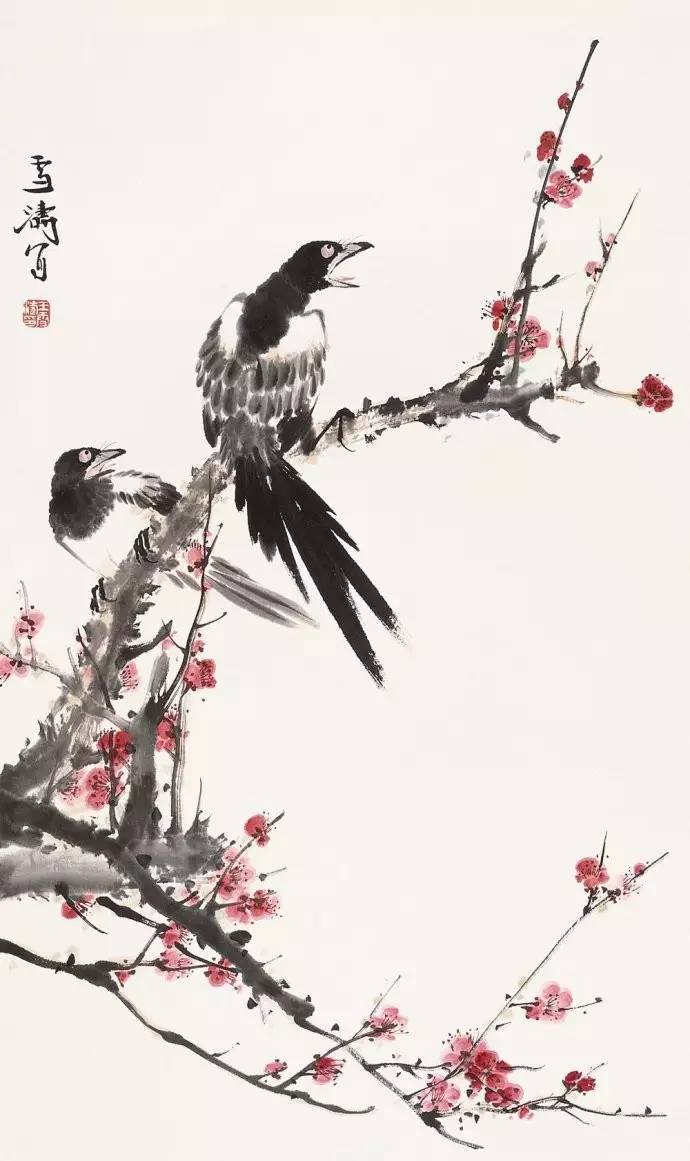 王雪濤國畫作品：28幅精品畫梅美極了！